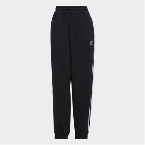 adidas trainingshose damen schwarz meliert ohne streifen|adicolor trainingshose damen.